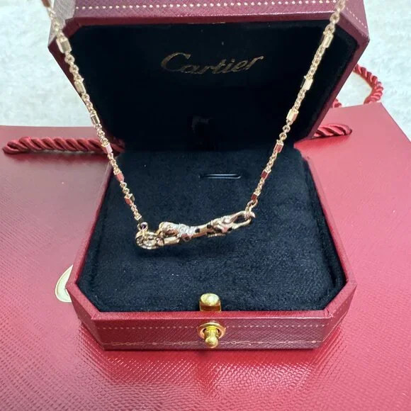 Cartier cheetah necklace 18K gold - Picture 4 of 8